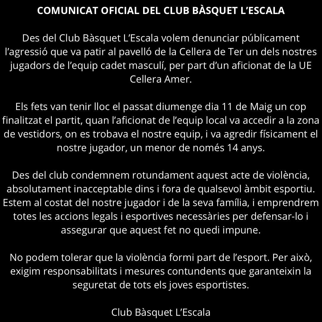 🔵Comunicat oficial!🔵