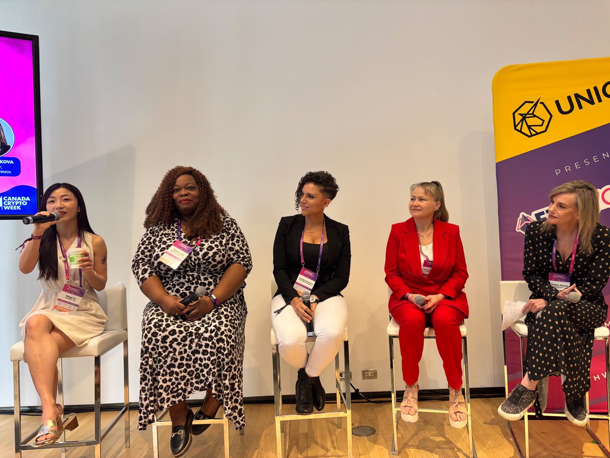 ETHWomen (@ethereum_women) on Twitter photo Live on the ETHWomen Upper Stage:
"The Weight of the Crown: What It’s Really Like to Be the Boss" 👑
Moderator: <a href="/AudreyNesbitt11/">Altcoin Audrey</a> of <a href="/SPIRIT_BC_/">SPIRIT BLOCKCHAIN CAPITAL INC.</a>
Panelists:
🔹<a href="/KyleighaZDKL/">Kyleigha Beckmann</a> of <a href="/ZDKLCoin/">ZDKL Coin + Peace Through Trade (PTT) Blockchain</a>
🔹<a href="/CryptoEmmaT/">CryptoEmmaT</a> of <a href="/MMHTechGroup/">MMH Technology Group</a>
🔹Maggie Xu of Onchain Labs
🔹<a href="/ElenaCryptoChic/">Elena Sinelnikova</a> of Live on the ETHWomen Upper Stage:
"The Weight of the Crown: What It’s Really Like to Be the Boss" 👑
Moderator: <a href="/AudreyNesbitt11/">Altcoin Audrey</a> of <a href="/SPIRIT_BC_/">SPIRIT BLOCKCHAIN CAPITAL INC.</a>
Panelists:
🔹<a href="/KyleighaZDKL/">Kyleigha Beckmann</a> of <a href="/ZDKLCoin/">ZDKL Coin + Peace Through Trade (PTT) Blockchain</a>
🔹<a href="/CryptoEmmaT/">CryptoEmmaT</a> of <a href="/MMHTechGroup/">MMH Technology Group</a>
🔹Maggie Xu of Onchain Labs
🔹<a href="/ElenaCryptoChic/">Elena Sinelnikova</a> of