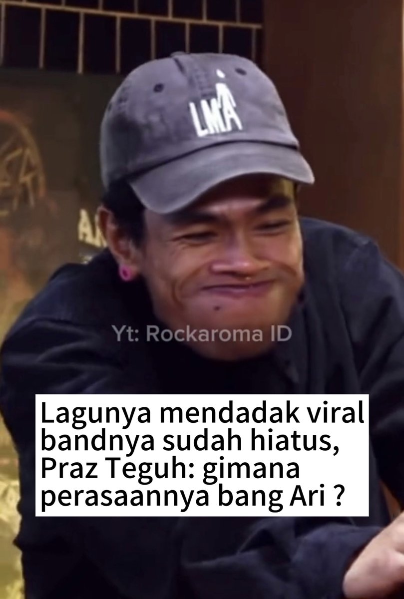 winternots's tweet photo. 👀Reaksi lemes Ari Lesmana ngeliat lagu Mangu viral bahkan sampe ada JJ nya..

Mas Ari Lesmana: yauda lah yaa..😆 https://t.co/K6HAXdByxt