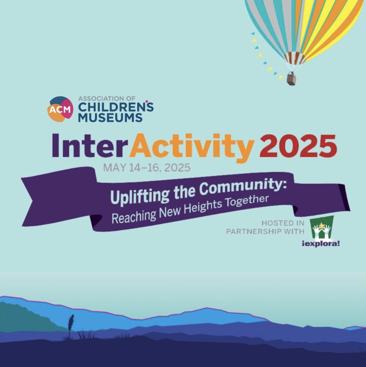 We are excited to be exhibiting at ACM's Interactivity 2025 Conference. If you'll be in Albuquerque, New Mexico, this week, come to our booth to say hi!!
#museums #play #rigamajig #STEAM #childrensmuseums #engineering #toys