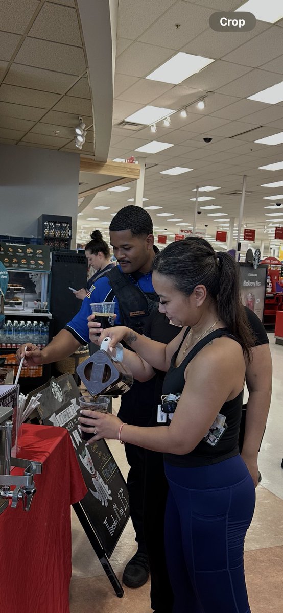 LowellPD's tweet photo. Thank you to everyone that came out and stopped by to say hi and get a cup of coffee this morning at Target.  LPD9 https://t.co/Mv1QBrHqkl