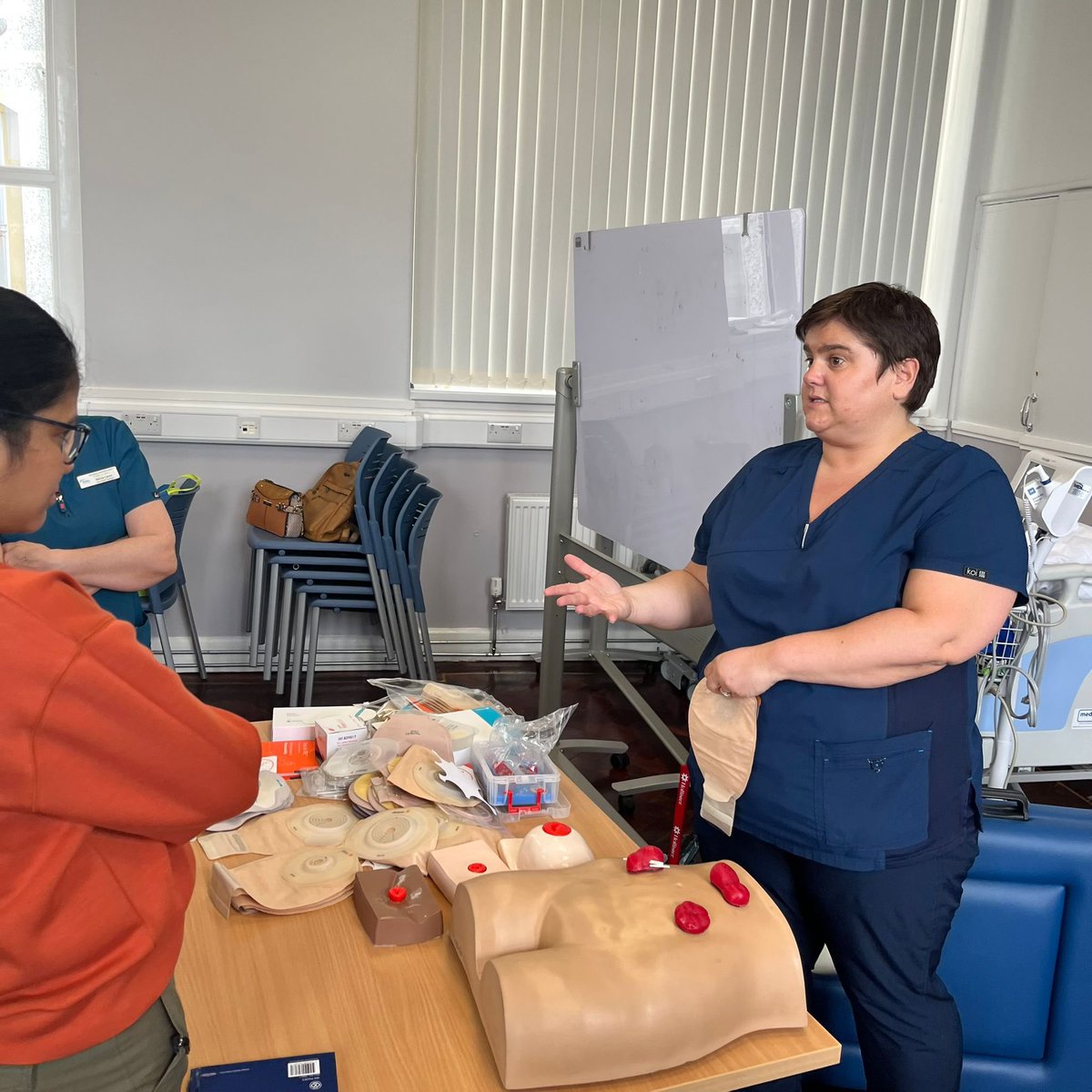 Great day of learning at the Nursing Surgical day in Portiuncula University Hospital this week, kindly organised by Stoma CNS Aine Kennedy, stations included Sepsis, Post-operative Pain Management, Urology Care and many more…