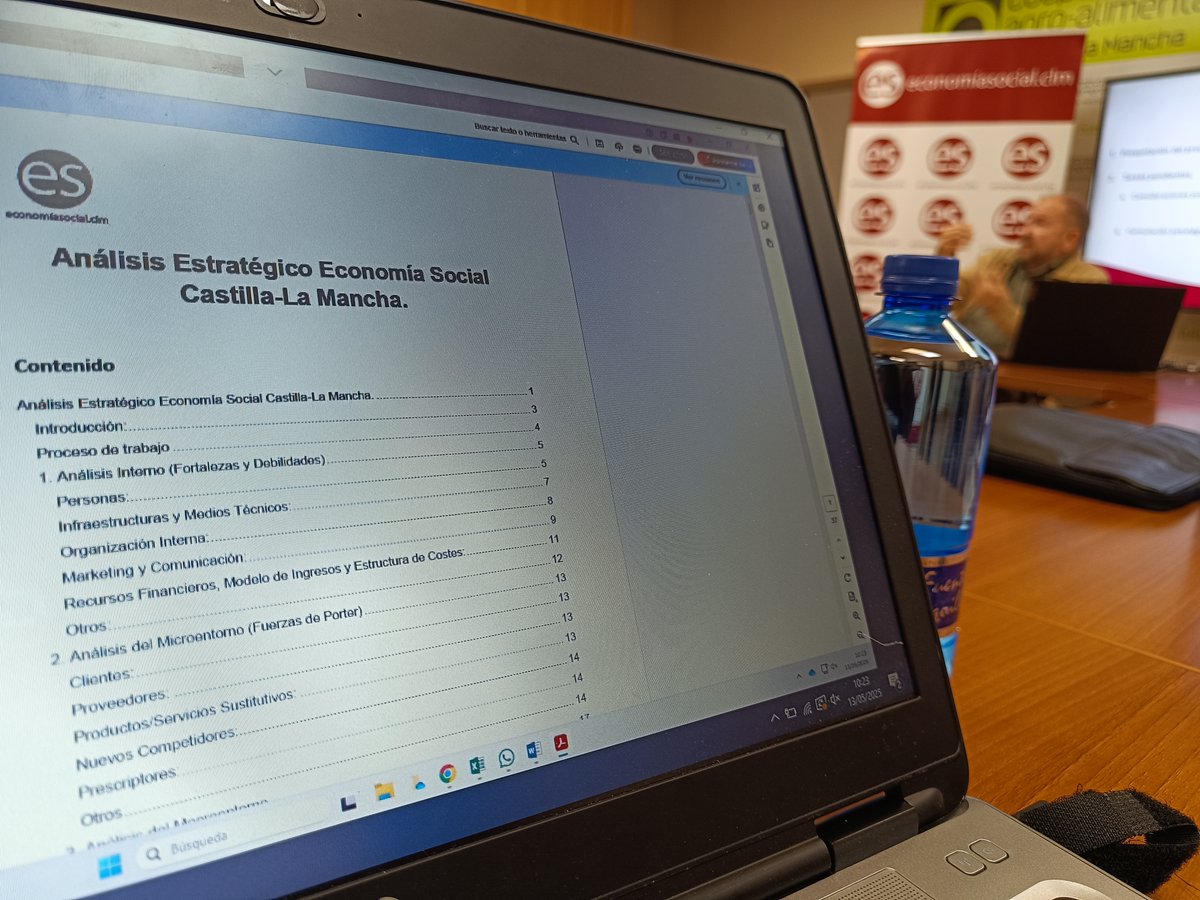 Hoy hemos celebrado la 3ª sesión para elaborar nuestro Plan Estratégico de la #EconomíaSocial en #CastillaLaMancha 
Sesión muy útil para establecer los retos, estrategias y acciones necesarias para promocionar y promover las fórmulas de la economía social en nuestra región.
