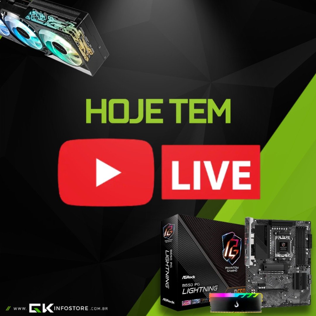 GKInfoStore's tweet photo. 🚨 HOJE TEM LIVE NA GK! 🚨
A partir das 20h no nosso canal do YouTube, vem conferir ofertas exclusivas, sorteios, setups e muita resenha 🔥🧠💻
▶️ https://t.co/QGGgnngkGh

Já ativa o lembrete e cola com a gente!
#LiveGK #Hardware #SetupGame

@lobapsd @pablittomagno @pcbuildwizard