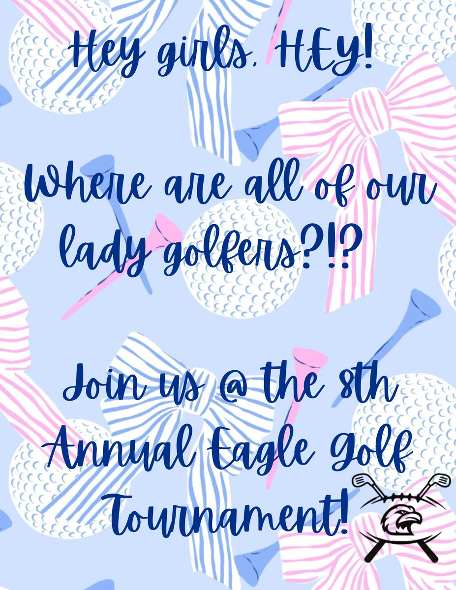 Team Registration is filling up fast!!!!  LADY EAGLES get your teams together...we want to see you July 25th!  lneaglefootballclub.com/golf/