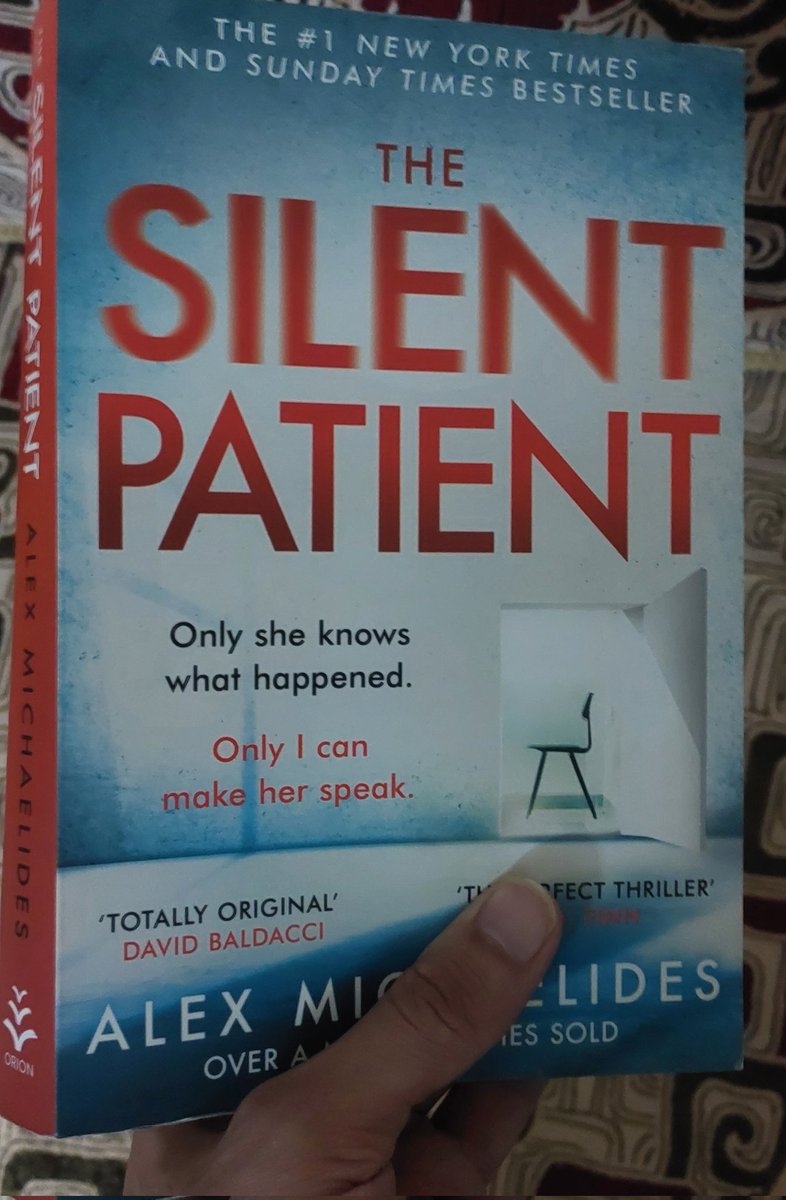 ARMAANSETH12's tweet image. Finished The Silent Patient. Quietly intense and brilliantly layered.

#TheSilentPatient #PsychologicalThriller #AlexMichaelides
