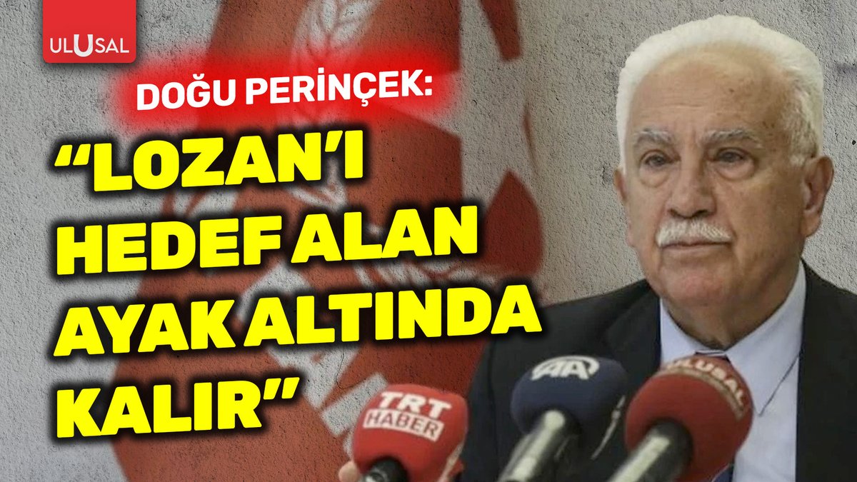 💢Doğu Perinçek'ten HDP'li Gülistan Koçyiğit'e Lozan tepkisi! "Lozan'ı hedef alan ayaklar altında kalır"

🔴youtu.be/-RO4n3uALtE