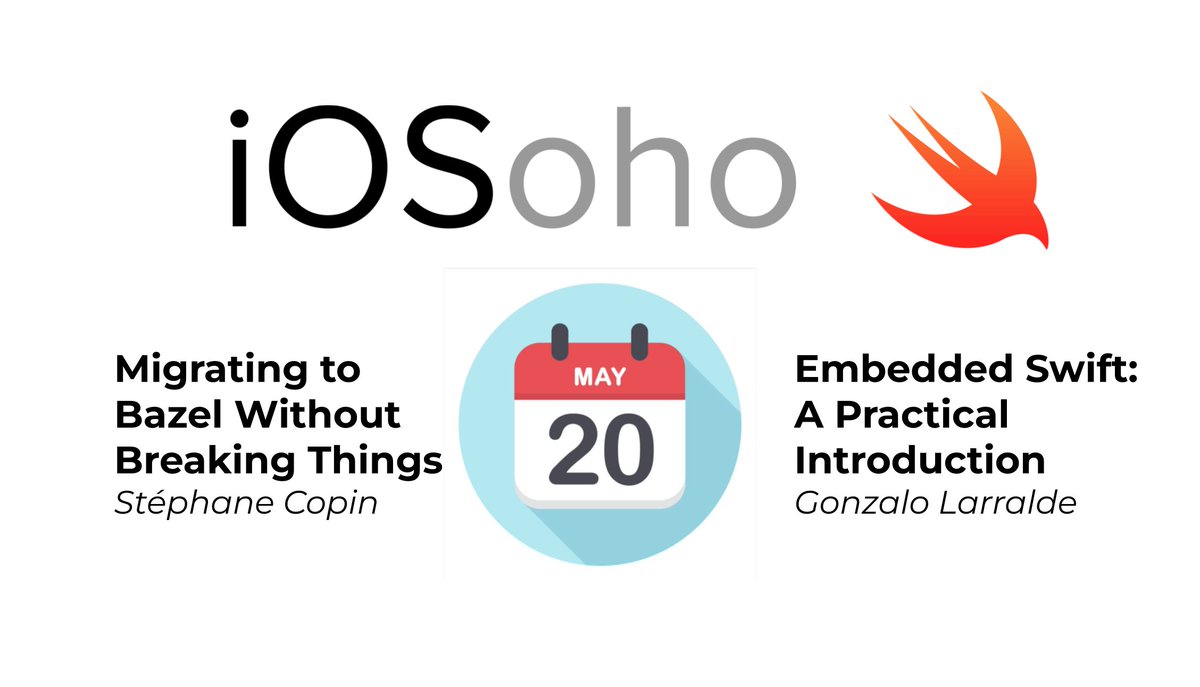 iOSoho (@iosoho) on Twitter photo 📣 NYC iOS engineers, join the next iOSoho Meetup!
📅 May 20 at <a href="/CapitalOneTech/">Capital One Tech</a>
🎤 Talks by Stéphane Copin & <a href="/gonzalolarralde/">Gonzalo Larralde</a>
📍 More details and RSVP here: bit.ly/4j4tqbM
An evening of learning, networking, and fun awaits! 🌟 #iOS #NYCTechMeetup #iOSoho 📣 NYC iOS engineers, join the next iOSoho Meetup!
📅 May 20 at <a href="/CapitalOneTech/">Capital One Tech</a>
🎤 Talks by Stéphane Copin & <a href="/gonzalolarralde/">Gonzalo Larralde</a>
📍 More details and RSVP here: bit.ly/4j4tqbM
An evening of learning, networking, and fun awaits! 🌟 #iOS #NYCTechMeetup #iOSoho