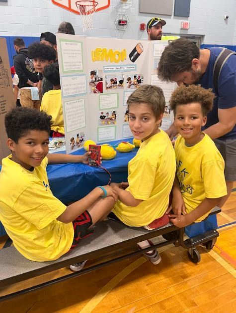 Here are some of the numerous exhibits that were on display when the John F. Kennedy Primary School held its STEAM  Expo on Wednesday, May 7. Also pictured are the staff and PTO volunteers who made this a successful event.
