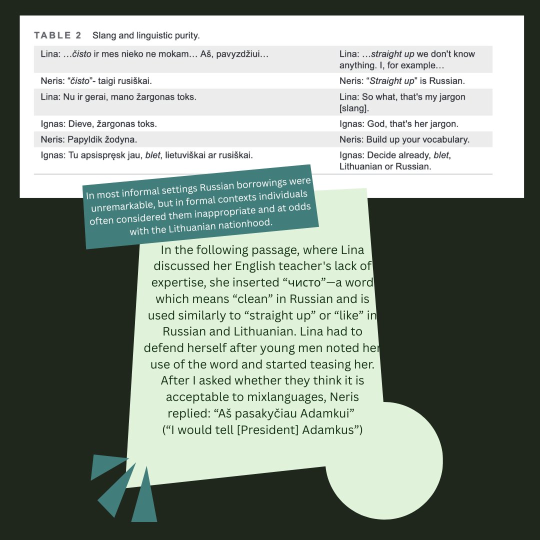JournalLingAnth's tweet image. Take a look at Dr. Mikhaylova&apos;s article Imperialism without prestige: The Russian language, chronotope, and the paradoxes of linguistic decolonization in Lithuania.