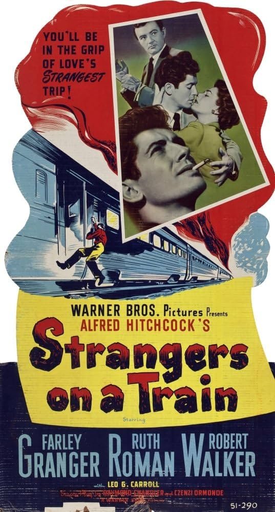 Couple Indemnity: A film podcast about the love of cinema by two very dedicated film fans.
coupleindemnity.podbean.com

Our next podcast is the absolute cracker in the Hitchcock marathon by the Master of Suspense:

Strangers on a Train (1951)