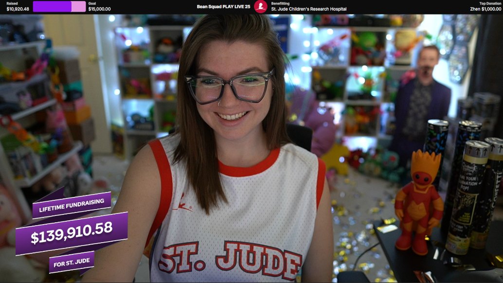 It is officially stream 5 of our St. Jude PLAY LIVE campaign!

I'm back from PAX East, so let's talk about it and jump into some games.

<a href="/Twitch/">Twitch</a> maybe you could kick off today's stream with a confetti cannon as we are only $80 away from $11,000 raised!! 🎊