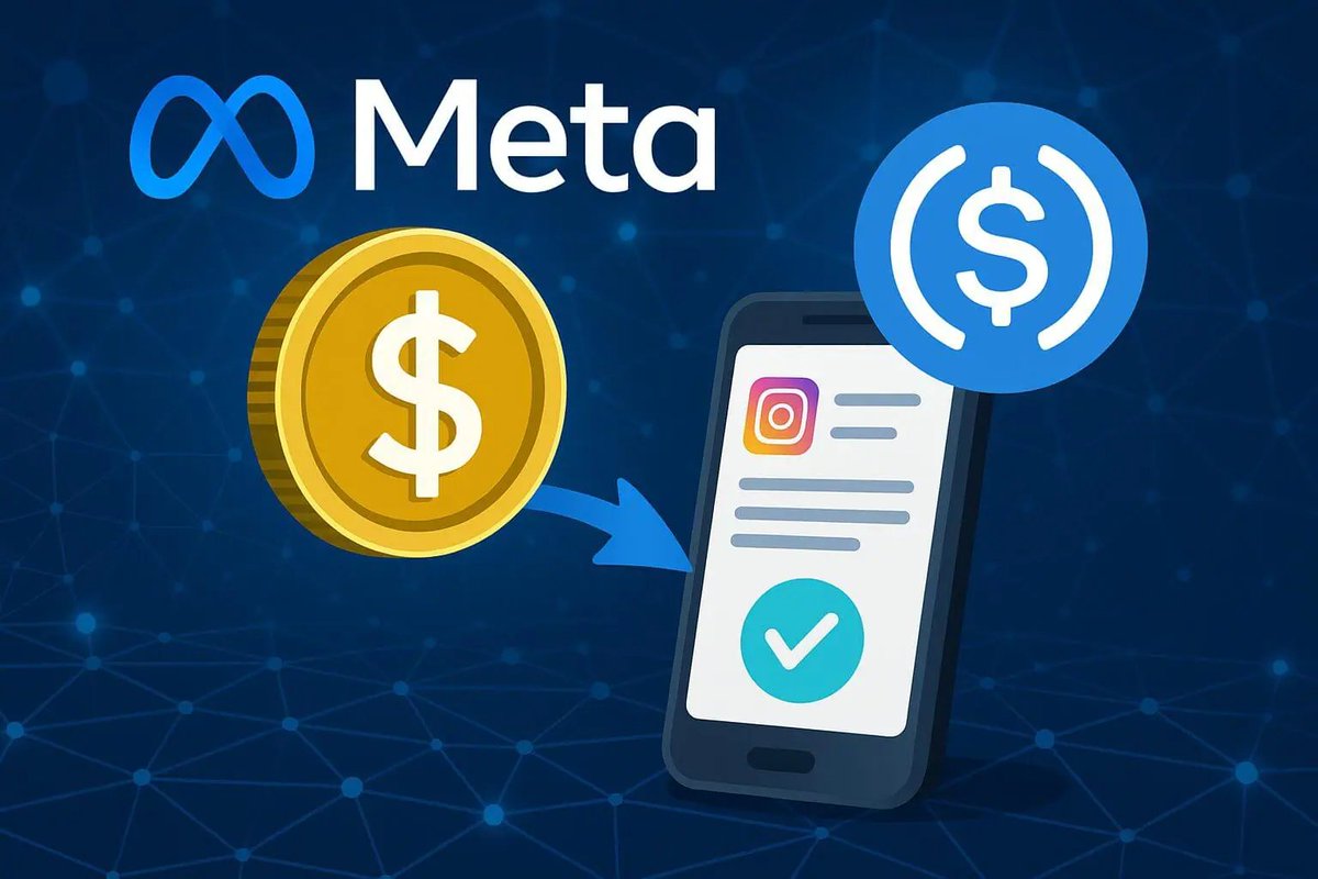 1/❒ The rollout

Meta is integrating stablecoin payments into WhatsApp and Instagram

No wallets, no friction – just tap and send

It’s already live in pilot with USDP

This is real adoption at scale
