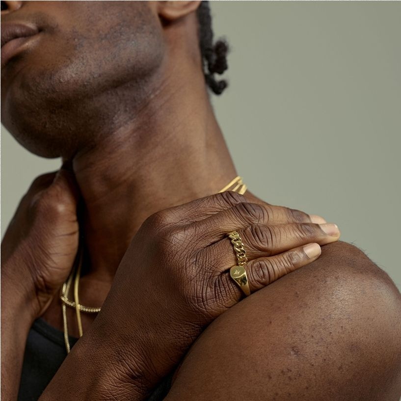 A statement in gold is a statement that lasts. Shop the gold edit #SergeDeNimes