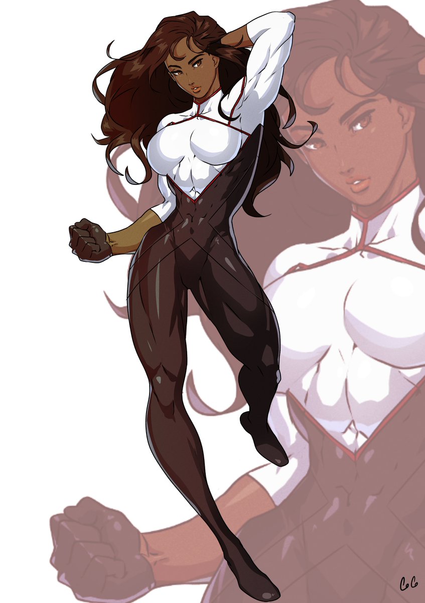 StellarAvenger's tweet image. Monet St Croix aka M aka Penance doodle commissioned by @Cj77Sol