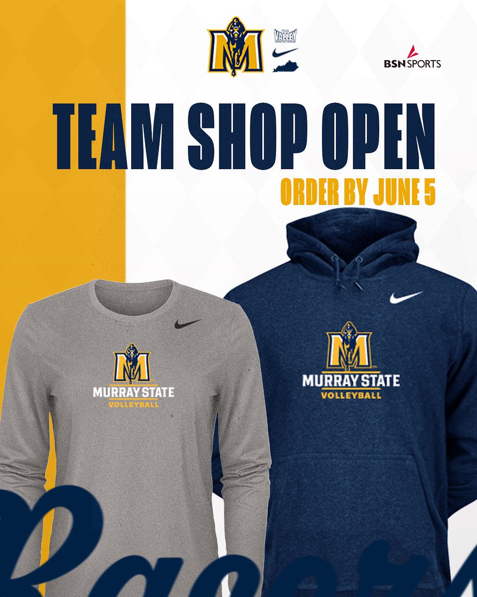 Racer Nation, make sure to get your Murray State Volleyball Gear. Available at the link below until June 5!

🔗 tinyurl.com/mudzrm6e

#GoRacers🏇