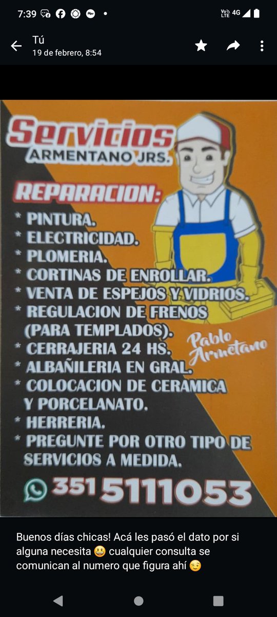 cecilia2011293's tweet image. @VivireNuevaCor @Compraventaserv @VivireNuevaCba trabajos especiales, consulte!