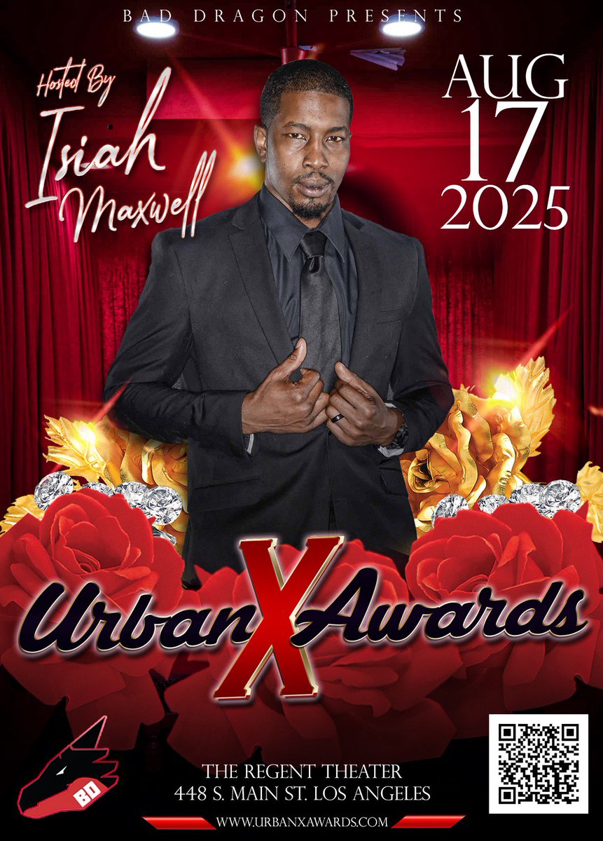 Isiah Maxwell (@isiahmaxwell) on Twitter photo This awards show is going to be 🔥🔥🔥
Join me as your host at the <a href="/urbanXawards/">The Urban X Awards</a>
I’m joining two baddie hosts <a href="/EbonyMystique1/">Ebony Mystique</a> & <a href="/MissLacyLennon/">Lacy Lennon</a> for the greatest night out in the Regent Theater
I’ll see you there! This awards show is going to be 🔥🔥🔥
Join me as your host at the <a href="/urbanXawards/">The Urban X Awards</a>
I’m joining two baddie hosts <a href="/EbonyMystique1/">Ebony Mystique</a> & <a href="/MissLacyLennon/">Lacy Lennon</a> for the greatest night out in the Regent Theater
I’ll see you there!