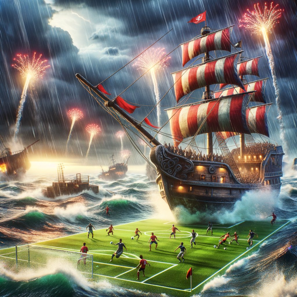 ⚓️ Captains Log: A fine day on the high seas as we pillaged the Mindeston Rangers, claiming a majestic victory of 2-0! M. Yousry struck first at the 5th minute, followed by S. Muhammad sealing the deal at the 78th. The crew sails strong into the next battle! ⚓️🏴‍☠️