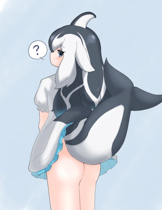 尻尾でスカートが持ち上がってお尻丸見えのカマイルカちゃん
https://t.co/zXU4PfHuOD 
おまちど🐬 