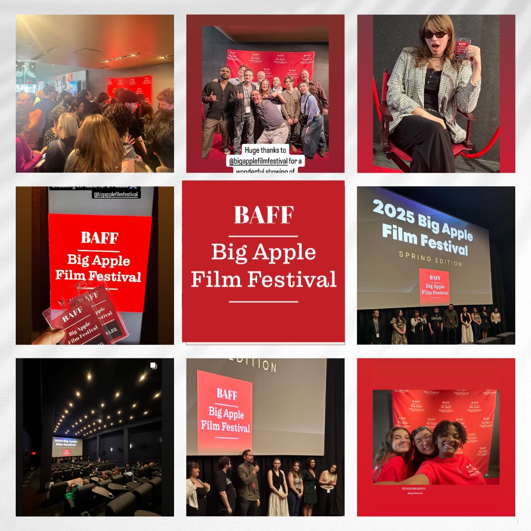 Opening night of the 2025 Big Apple Film Festival (spring edition)! Festival runs thru May 15th. Program and tickets bigapplefilmfestival.com.