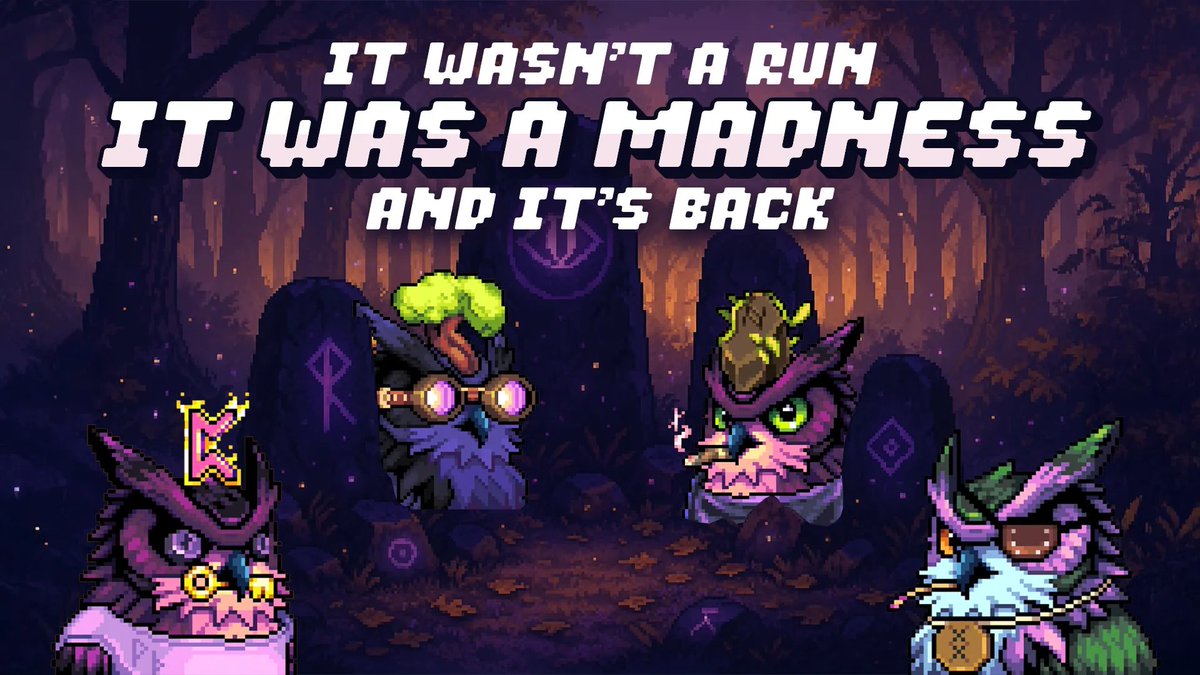 It Wasn’t a Run

It Was a Madness

And It’s Back