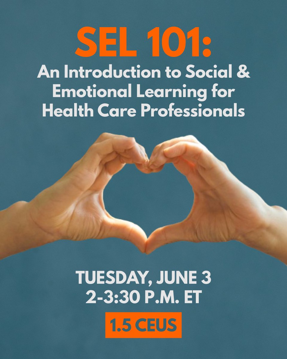 Join us for a webinar to explore the foundations of Social/Emotional Learning and the impact they have on self-care and patient/client care. Learn about strategies &amp; resources that can be used across the care team that strengthen social &amp; emotional skills. ce.gvpub.com/SEL101