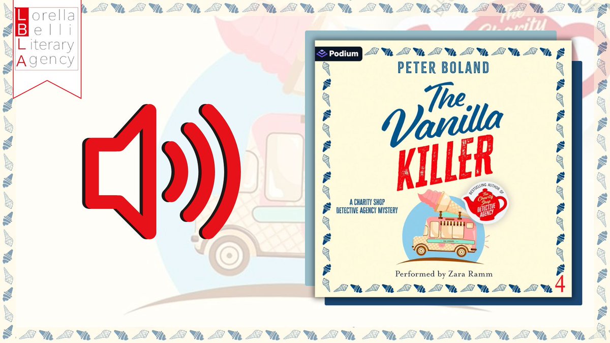 Lorella Belli Agency Ltd (@lblauk) on Twitter photo Happy Audio Publication Day, <a href="/PeterBoland19/">Peter Boland</a>!🥳
#TheVanillaKiller, Book 4 in the Charity Shop Detective Agency cosy #crime #mystery series, is now out in audio from <a href="/podium_ent/">Podium Entertainment</a> 🎧
listen here👇
tinyurl.com/2r9r7h3y Happy Audio Publication Day, <a href="/PeterBoland19/">Peter Boland</a>!🥳
#TheVanillaKiller, Book 4 in the Charity Shop Detective Agency cosy #crime #mystery series, is now out in audio from <a href="/podium_ent/">Podium Entertainment</a> 🎧
listen here👇
tinyurl.com/2r9r7h3y