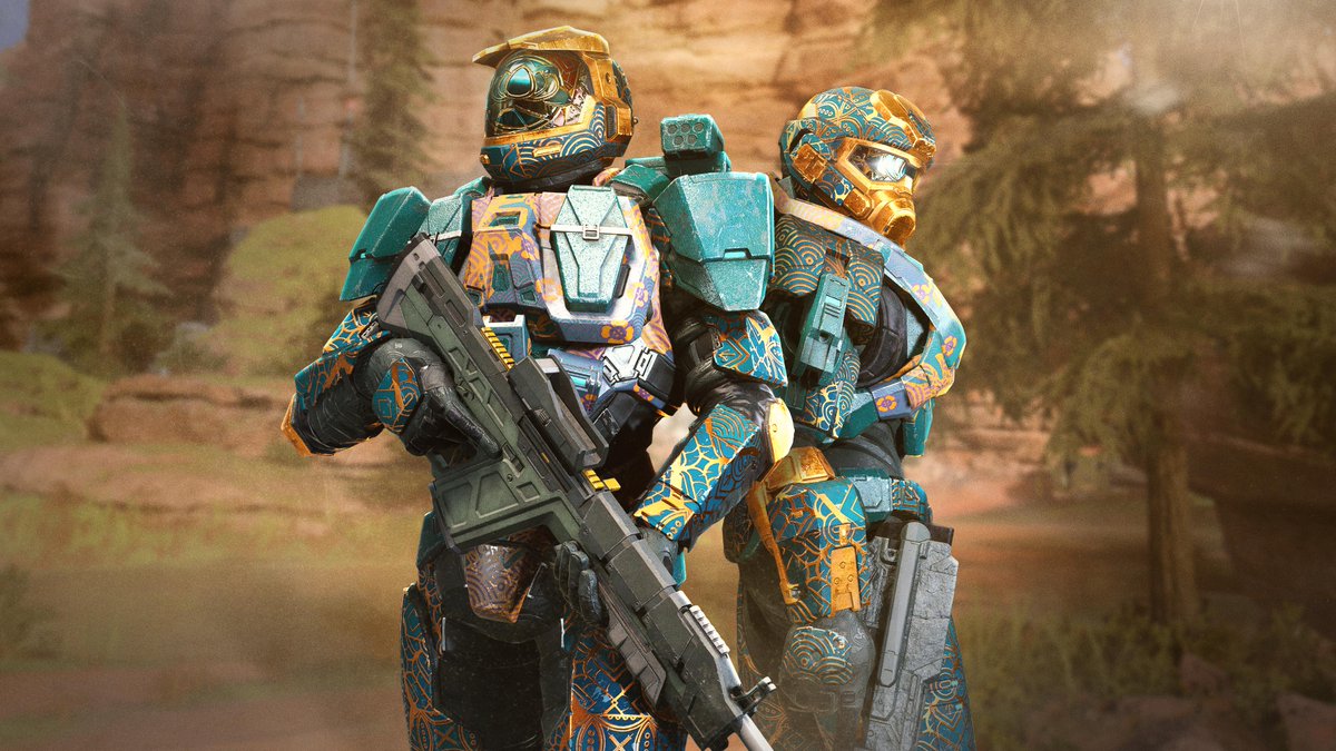Halo's tweet image. This Asian and Pacific Islander Heritage Month, we recognize the traditions, creativity, and strength that shape both our world and the Halo community 🌸✨ 
 
Log in this month to unlock the #APIHM armor coating, visor, and emblem and celebrate with us!