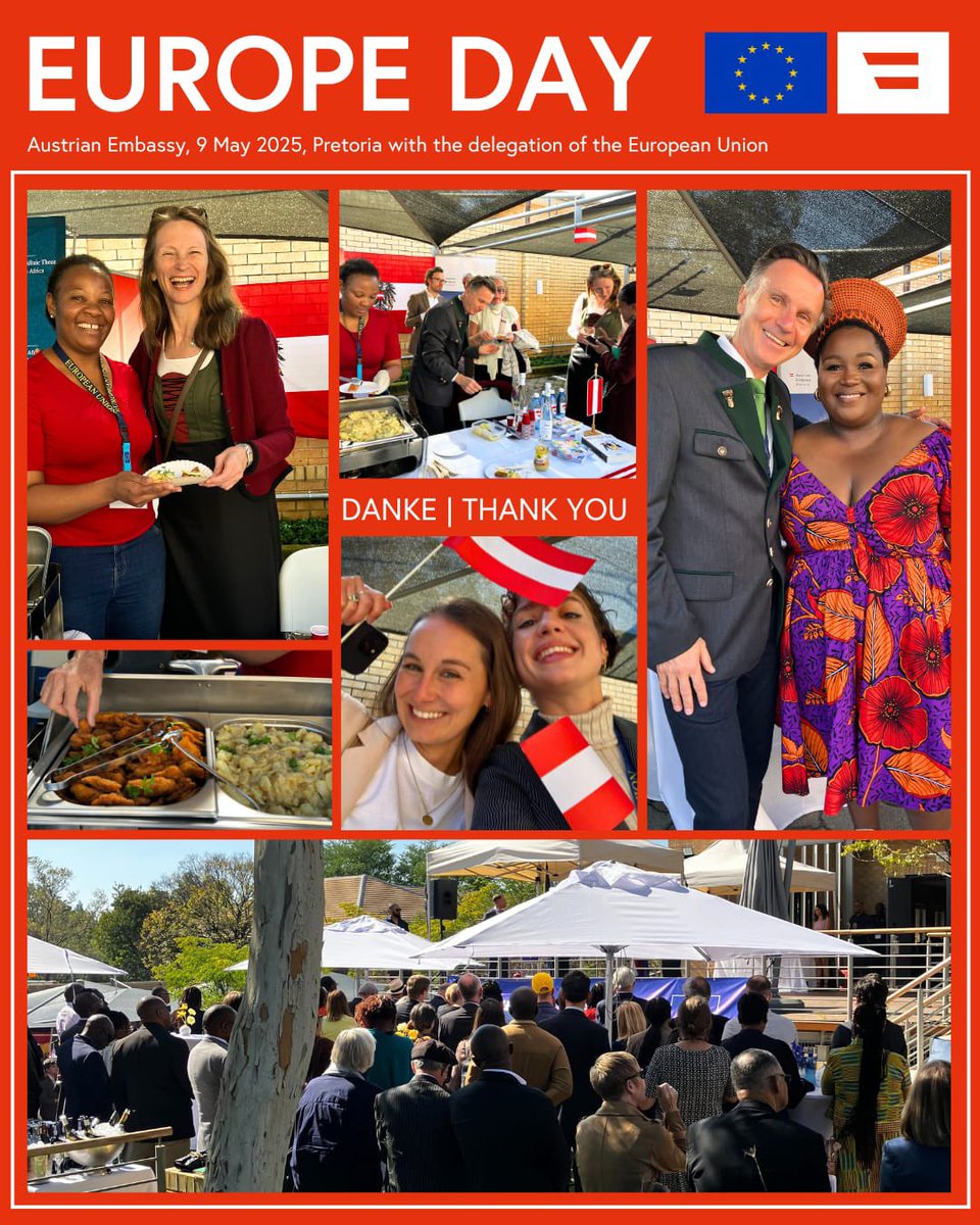 Europe Day 2025 🇪🇺

Thank you to everyone that celebrated Europe Day with us on Friday, 9 May, together with the Delegation of the European Union in Pretoria!

<a href="/EUinSA/">EU in SA</a>