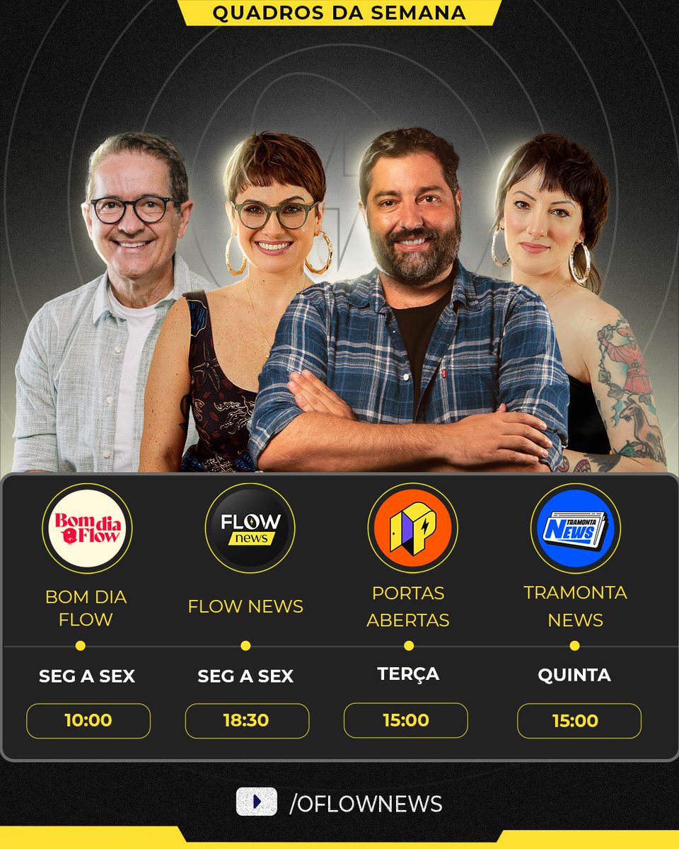 oflownews's tweet image. Agenda da semana ⚡️ Flow News

#flownews
