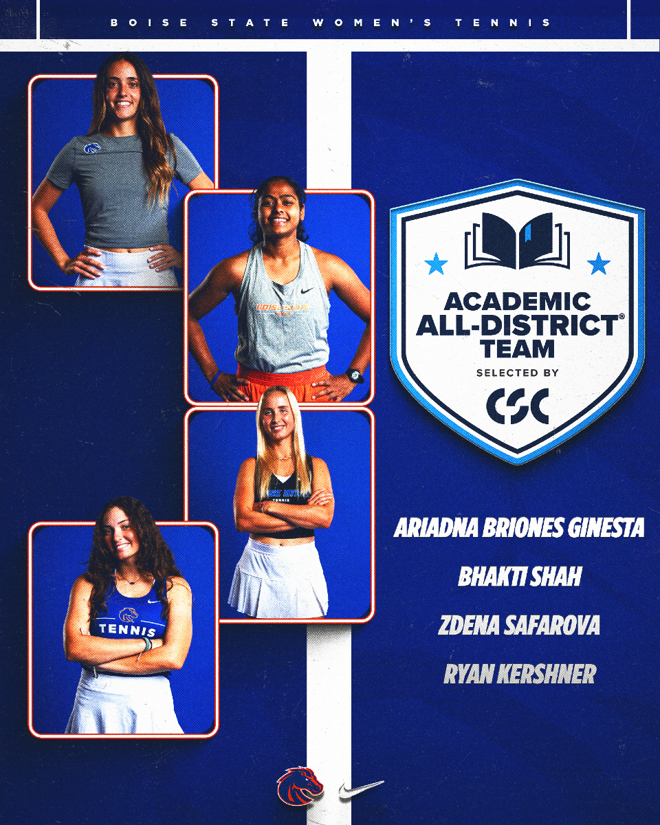 𝑬𝒍𝒊𝒕𝒆 competitors on the court and in the classroom🫡

Shoutout to Ariadna Briones Ginesta, Bhakti Shah, Zdena Safarova and Ryan Kershner for being named to the CSC Academic All-District Team!📚

#BleedBlue | #WhatsNext