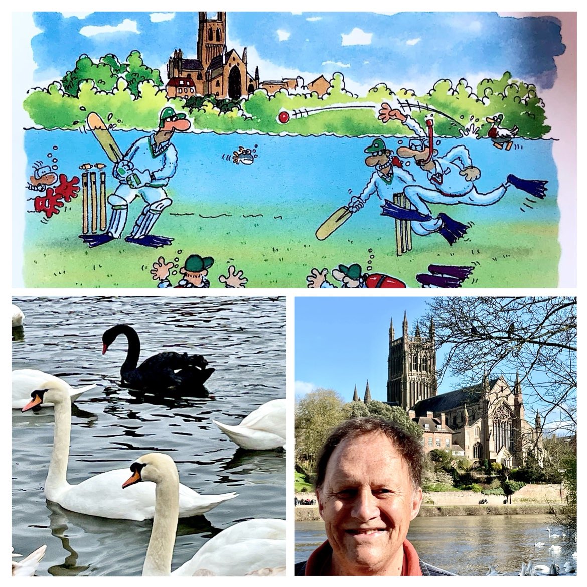 Worcester writer.
P.S. The River Severn often floods Worcester and the Worcestershire cricket ground.
#writer #writerslife #writingcommunity