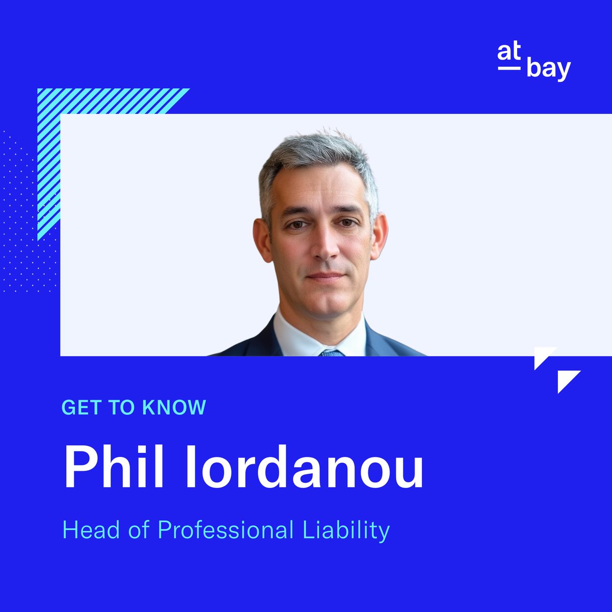 Phil Iordanou knows that great underwriting starts with strong relationships and a clear understanding of risk.

In the latest edition of our Underwriter Spotlight Series, we’re thrilled to feature Phil, our new Head of Miscellaneous Professional Liability. With a background that