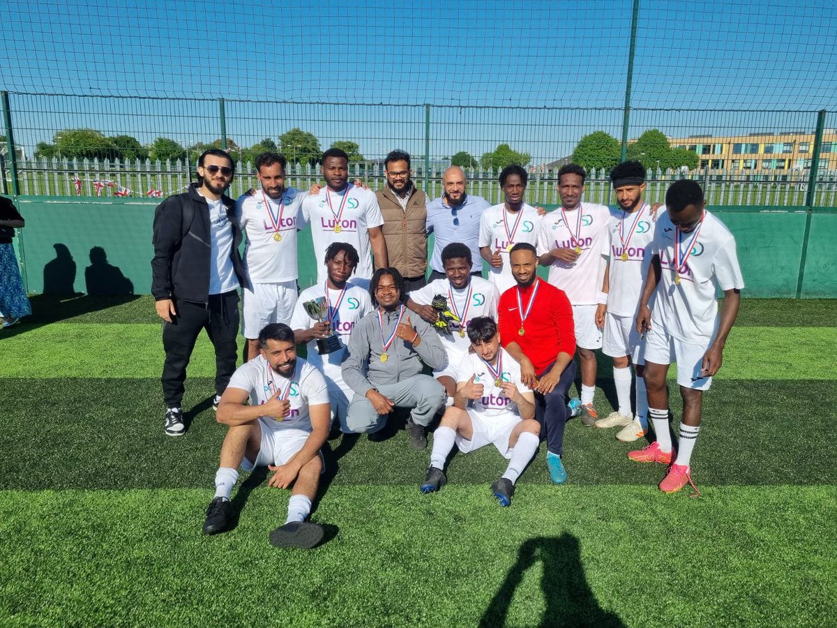 STREETS Project (@streetsprogram) on Twitter photo Refugees from <a href="/ActiveLuton/">Active Luton</a> & STREETSโ Field of Dreams project were crowned champions at Luton Mayors Charity Cup! More than football itโs about mental health, belonging & community.Thanks to all partners for making it possible. <a href="/lutoncouncil/">Luton Council</a> <a href="/bedscohesion/">BedsPolice Cohesion</a> <a href="/BedsFA/">Bedfordshire FA</a> <a href="/rach_hopkins/">Rachel Hopkins MP</a> Refugees from <a href="/ActiveLuton/">Active Luton</a> & STREETSโ Field of Dreams project were crowned champions at Luton Mayors Charity Cup! More than football itโs about mental health, belonging & community.Thanks to all partners for making it possible. <a href="/lutoncouncil/">Luton Council</a> <a href="/bedscohesion/">BedsPolice Cohesion</a> <a href="/BedsFA/">Bedfordshire FA</a> <a href="/rach_hopkins/">Rachel Hopkins MP</a>