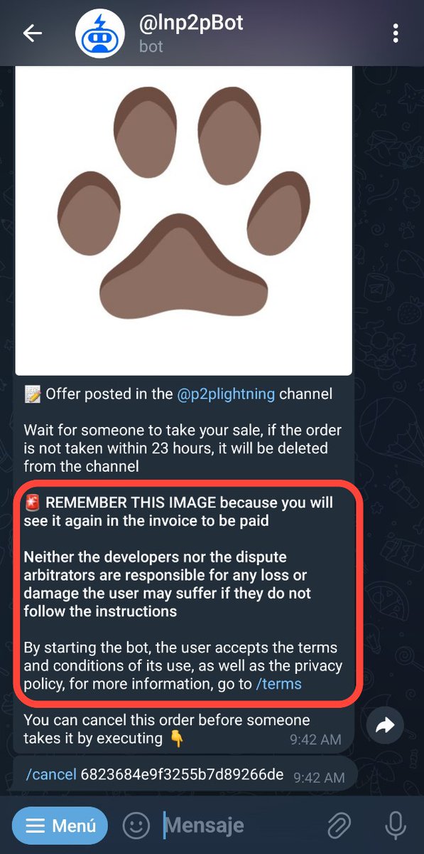 lnp2pBot tweet media