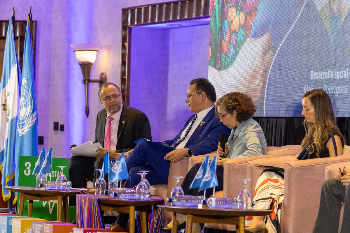 <a href="/conniedepaiz/">Connie de Paiz</a> El IAR 2024 refleja el trabajo de las 24 agencias, fondos, programas y organismos de ONU 🇬🇹. Muestra el impacto de alianzas con el Estado de Guatemala en 5 áreas clave: desarrollo económico y social, instituciones sólidas, paz, justicia y medio ambiente.