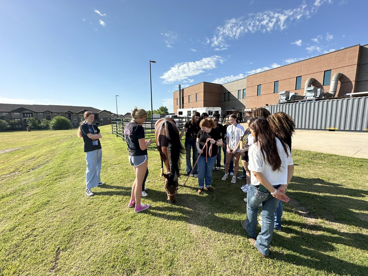 TECC-West Horticulture (@teccw_hort) on Twitter photo A huge shout out to FFA Member & Animal Science Pathway student AJ Fouche for bringing two of her horses up for a hands-on learning experience in the equine unit. We had so much fun learning equipment & tack, anatomy, and so much more!! <a href="/lisdcte/">Career & Technical Education Lewisville ISD</a> <a href="/TECCwest/">TECC West</a> A huge shout out to FFA Member & Animal Science Pathway student AJ Fouche for bringing two of her horses up for a hands-on learning experience in the equine unit. We had so much fun learning equipment & tack, anatomy, and so much more!! <a href="/lisdcte/">Career & Technical Education Lewisville ISD</a> <a href="/TECCwest/">TECC West</a>