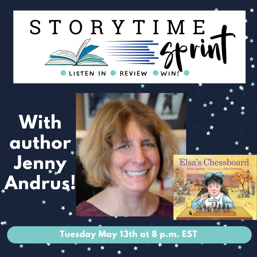 Join us TONIGHT at 8pm EST to hear <a href="/JennyAndrus11/">Jenny Andrus</a>  read ELSA'S CHESSBOARD!

Listen in! Review! Win!

Register here: us06web.zoom.us/meeting/regist…

<a href="/RyannJones117/">Ryann Jones</a> <a href="/AndiChitty/">Andi Chitty</a>