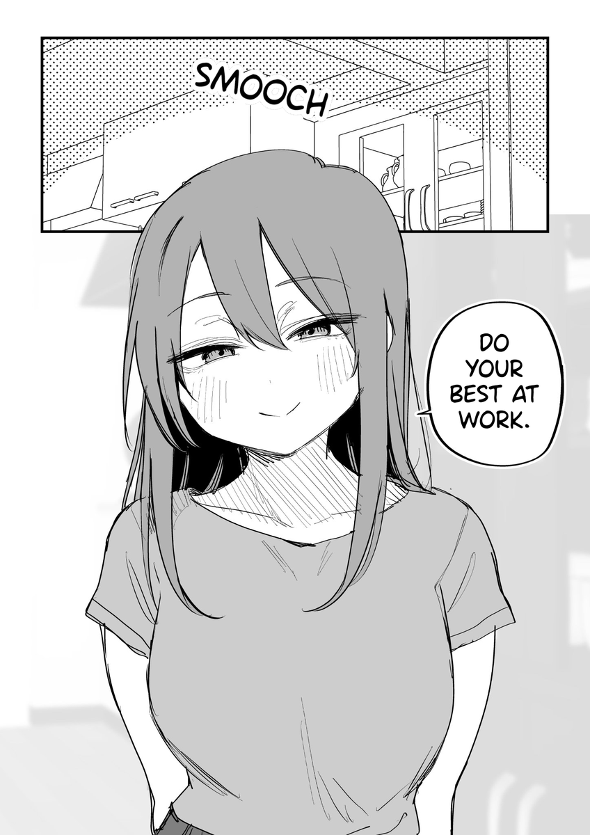 @kugatu28 English Version! [My girlfriend, who used to be covered in bruises seeing me off.] 