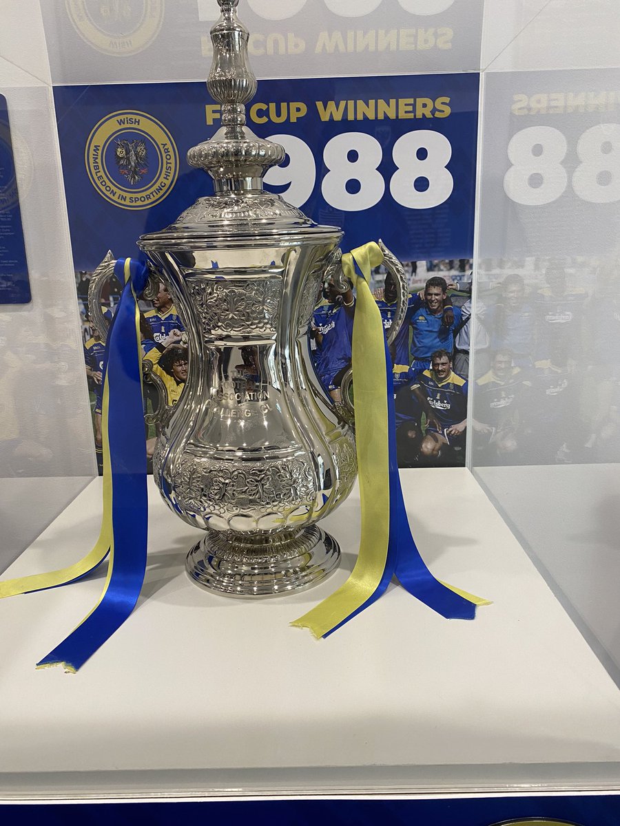 Back on display in its rightful place ready 
for tomorrow’s 37th anniversary 🔵🟡🏆