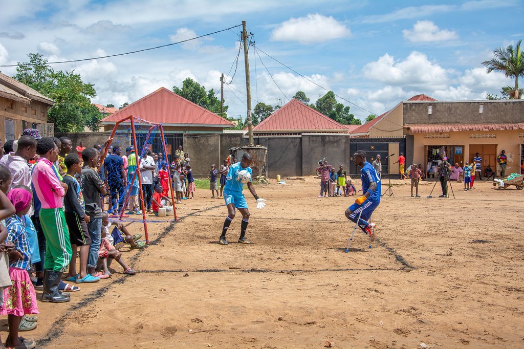 GoldenBootsUg's tweet image. Sport has the power to unite &amp;amp; empower! @GoldenBootsUG uses #InclusiveSports to foster development, skills &amp;amp; social inclusion for youth with disabilities in Uganda.  From grassroots to tournaments, we #PlayForAll! #SportsForDevelopment #DisabilitySports