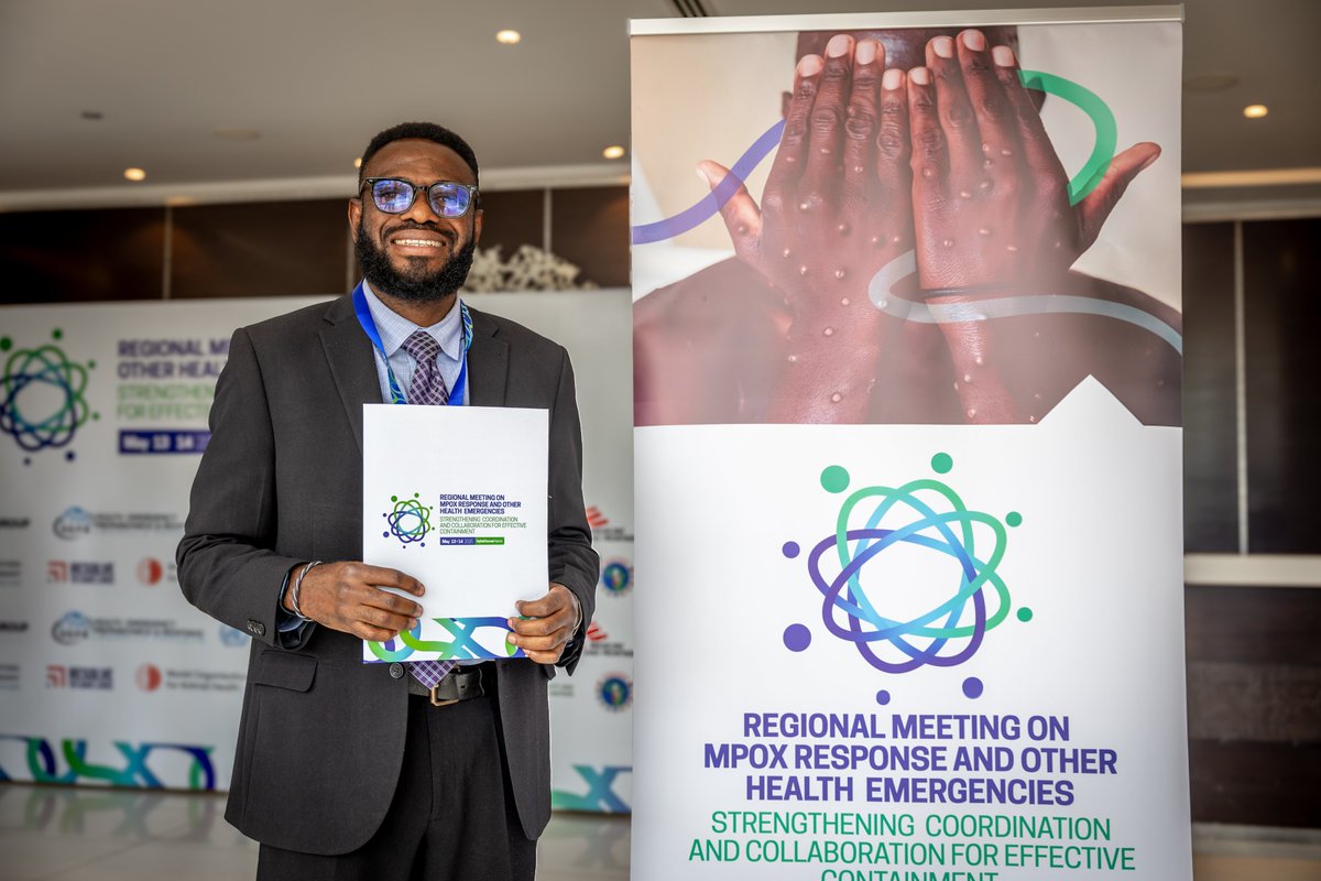 WHOKenya's tweet image. This week, @WHO joins the @WorldBank and partners at a regional meeting on mpox response and other health emergencies.

The meeting aims to strengthen cross-border coordination and share lessons for effective mpox control.

👥:🇰🇪🇦🇴🇨🇩🇨🇬🇨🇫🇧🇮🇷🇼🇸🇸🇺🇬🇿🇲🇹🇿
📍Nairobi, Kenya
📅13-14 May