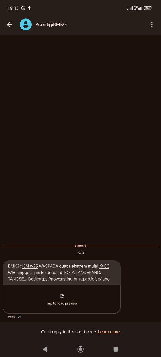 Tumben ada beginian <a href="/infoBMKG/">BMKG</a>