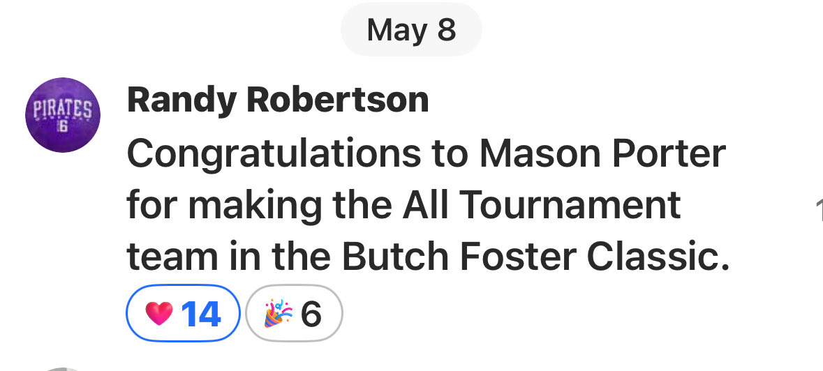Matt Porter (@mdsxerox) on Twitter photo <a href="/mason_porter16/">Mason Porter</a> having a solid season, hitting well, getting on base, and making some crazy good catches in the outfield. The Pirates are really coming together well as a team, just in time for postseason play next week. <a href="/mason_porter16/">Mason Porter</a> having a solid season, hitting well, getting on base, and making some crazy good catches in the outfield. The Pirates are really coming together well as a team, just in time for postseason play next week.
