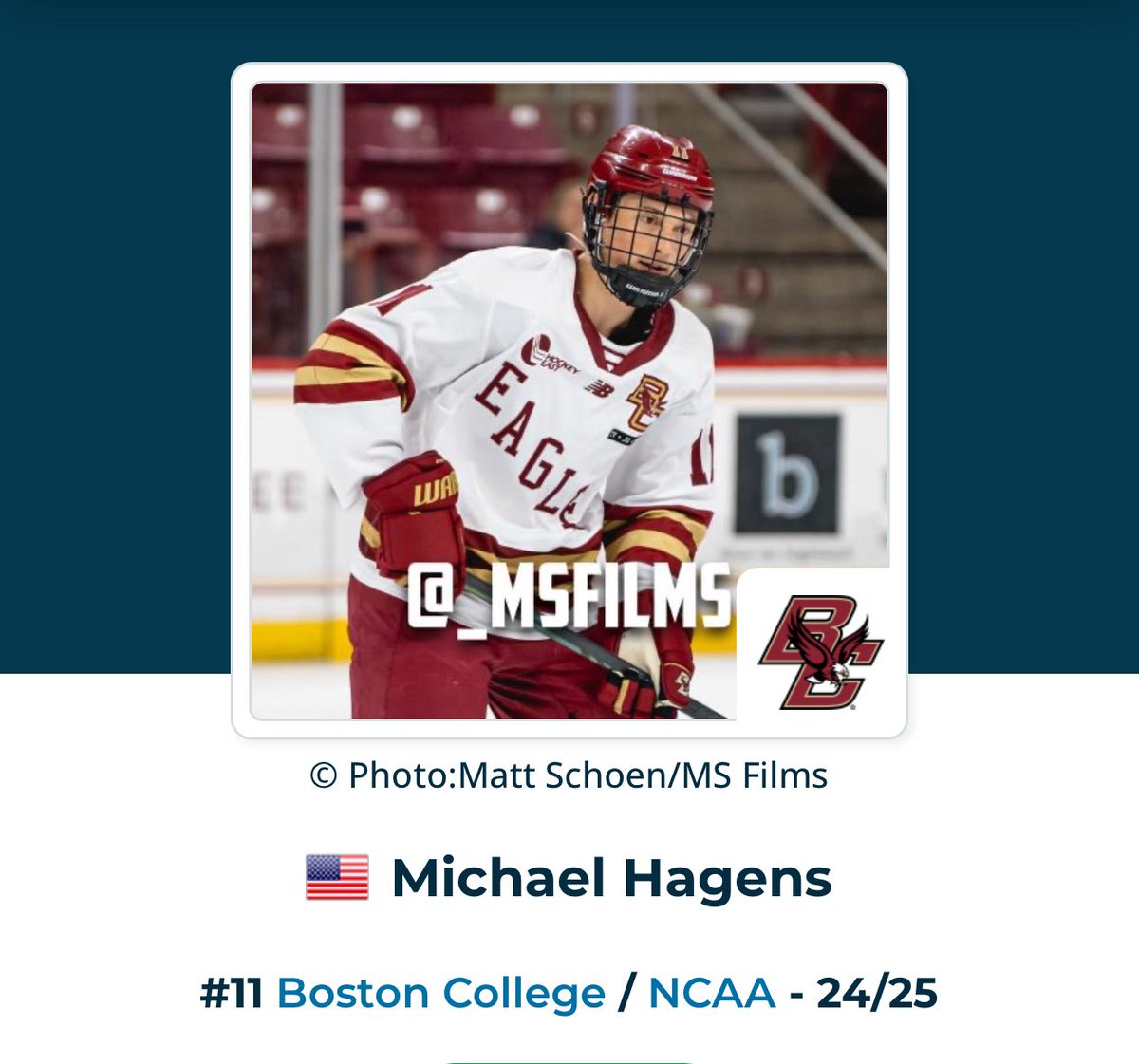 The #Isles should 1000% sign Michael Hagens to a Bridgeport deal. 

37 GP 8PTS +5 for BC.