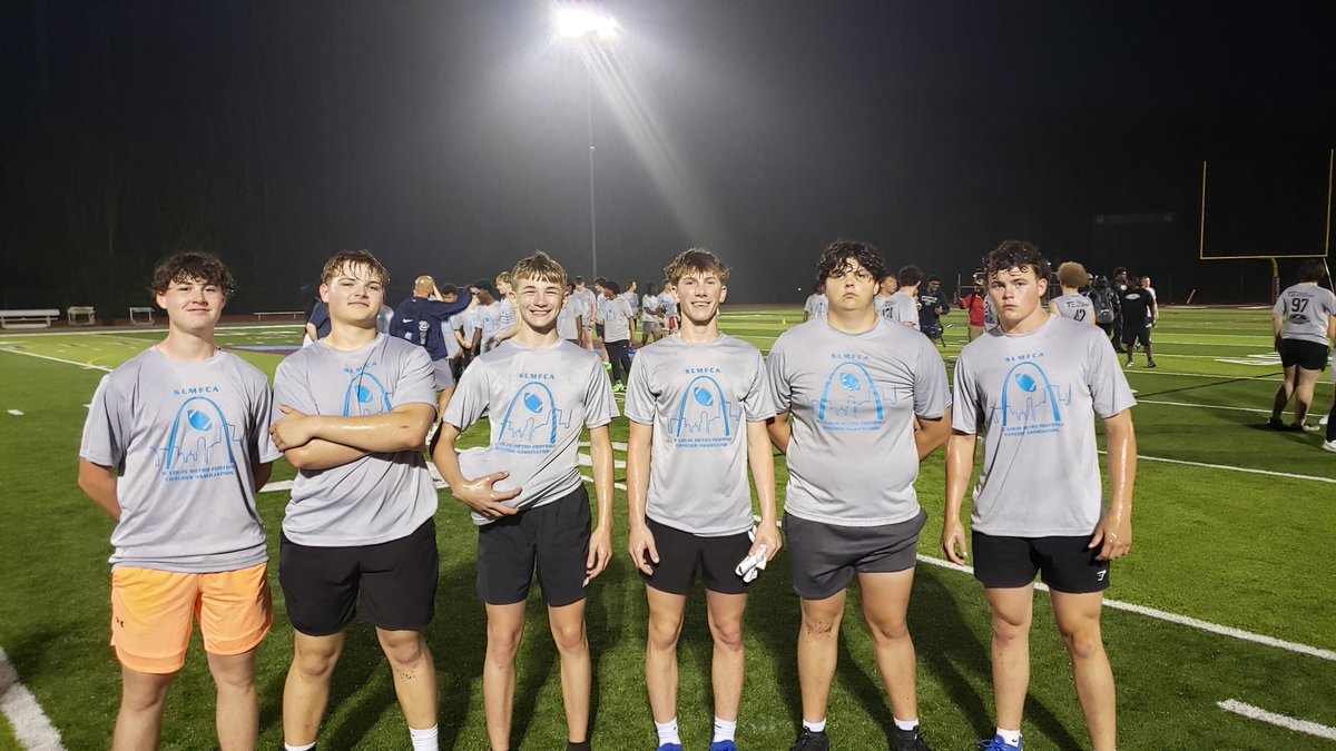 Great job last night by some of our Hawk Footballers at the Elite Football Combine at DeSmet.  A great camp, tons of College coaches there to see players working to get better. #borobuilt