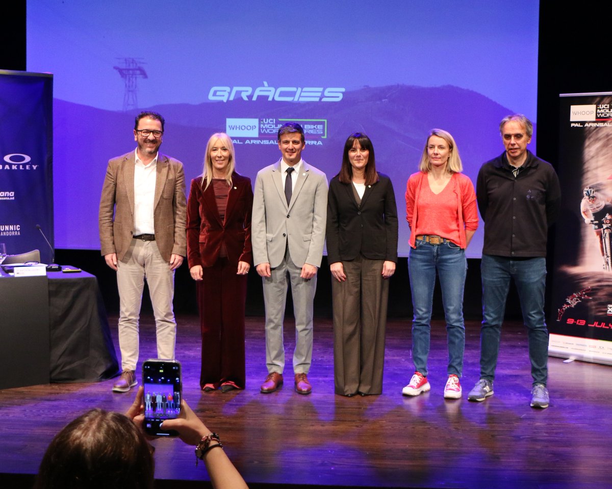 🚵 Presentació de la Copa del Món <a href="/UCI_MTB/">UCI MTB</a> a Pal Arinsal.

🔹 Del 9 al 13 de juliol la Massana i l'estació <a href="/palarinsal/">Pal Arinsal</a> es convertiran en la capital mundial de la BTT.

🔹 S'espera la participació de prop de 700 bikers i que la competició es segueixi en una cinquantena de països.