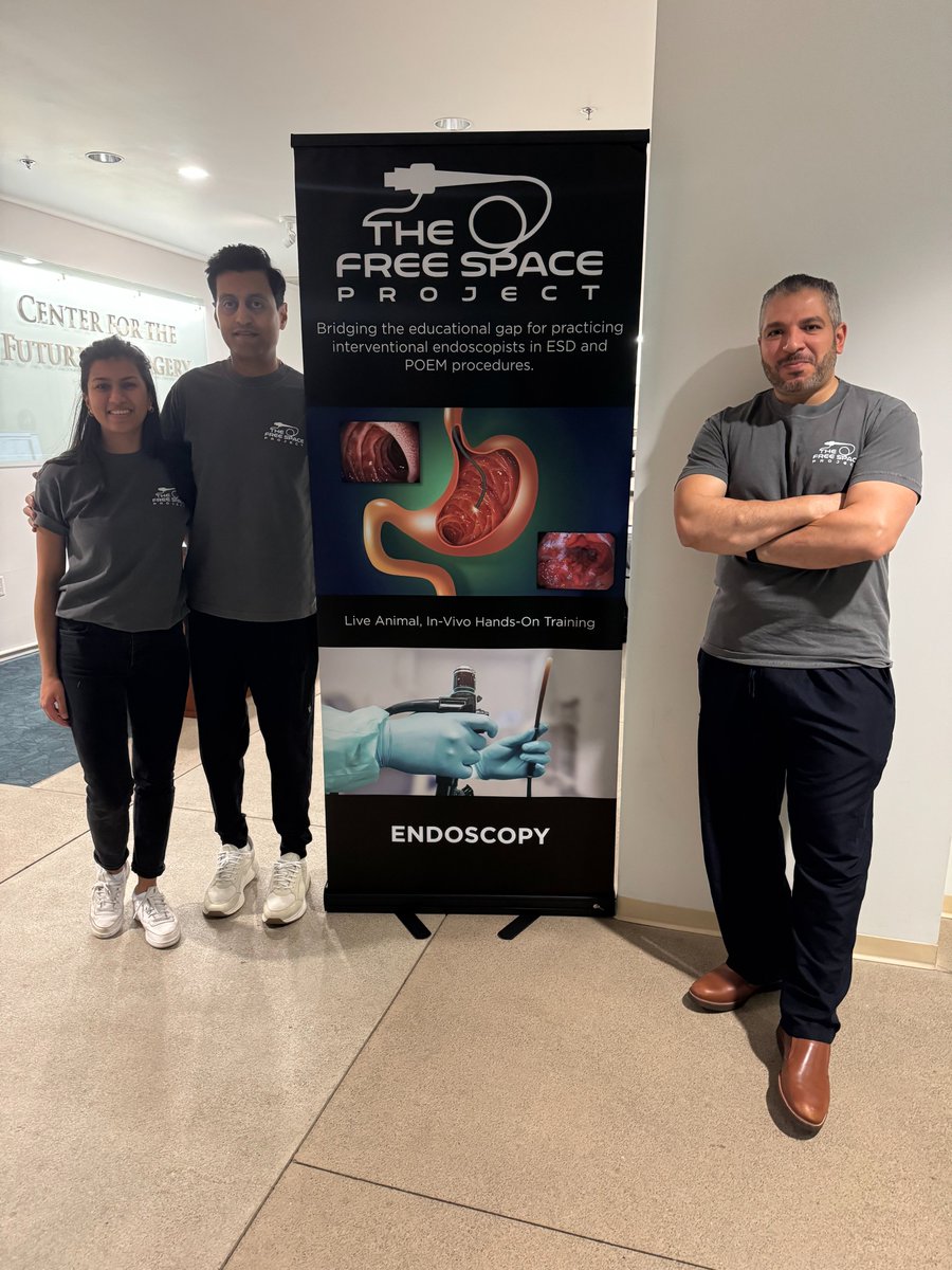 FreeSpaceCo's tweet image. Just launched: The Free Space Project is the first-of-its-kind 3rd space training program in the US for advanced endoscopists. Directed by leading experts @neilRsharmaMD @EndoscopyOthman we are pushing the boundaries of ESD and POEM training. The future of endoscopy starts here.