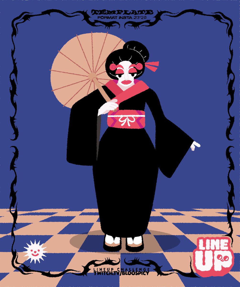 Sablitos's tweet photo. Theme 048 : Dragqueen - Geisha #lineupchallenge https://t.co/HLfrJUu7LQ